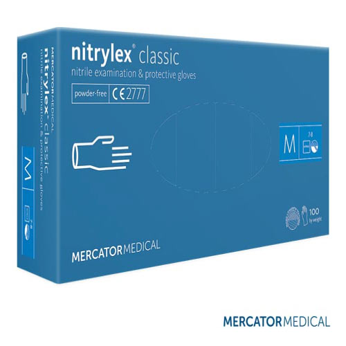 Rękawice nitrylowe diagnostyczne - bezpudrowe, nitrylex® classic
